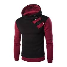 Black And Red Zip Up Hoodie Fashion Slim Fit Hoodie For Men Black Grey Red Slim Fit Hoodie Mens Sweatshirts Hoodie Hoodies Men