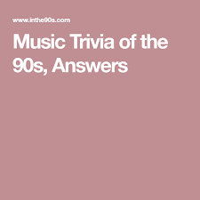 In 1997, this rock band played . Music Trivia Of The 90s Answers Music Trivia Music Trivia Questions Trivia Questions And Answers