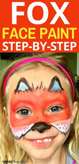 Check spelling or type a new query. Fox Face Paint Tutorial Step By Step