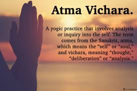 What Is Atma Vichara Definition From Yogapedia Mindfulness Stress Reduction Yoga Therapy Ashtanga Vinyasa Yoga