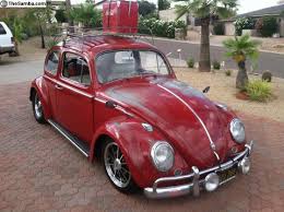 Image result for Poppy Red 1951 Beetle