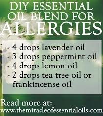 Make Your Own Essential Oil Blend For Allergies To Get Those Runny Noses Itchy Skin And Wate Essential Oils Allergies Essential Oil Blends Essential Oil Mixes