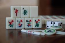 Mahjong at the Library