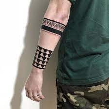 Forearm Men Warrior Tribal Tattoo Band Tattoo Tribal Arm Tattoos Forearm Band Tattoos