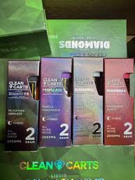 2G Live Resin & Liquid Diamonds Clean Carts Disposable Digital Art - ERB -  HUB