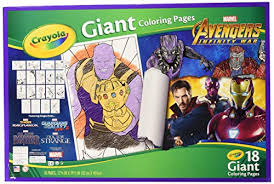 Check spelling or type a new query. Crayola Avengers Infinity War Giant Coloring Pages Gift For Kids 18 Pages Styles May Vary 04 0196 Buy Online In Antigua And Barbuda At Antigua Desertcart Com Productid 25085711