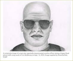 Impersonating police officer in black suburban