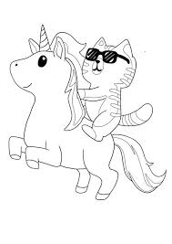 Check spelling or type a new query. Kitty Unicorn Coloring Page Novocom Top