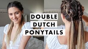 Create any pattern and add beads or braid cuffs for an accessorized look. How To Double Dutch Ponytail Braids Youtube