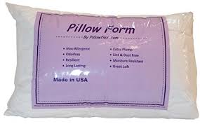 Pillowflex Pillow Form Insert Machine Washable 20 Inch By 26 Inch