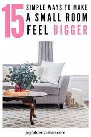 How To Make A Small Room Look Bigger Small Space Living Room Living Room Design Small Spaces Small Living Rooms