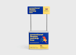 Download Free Promotional Advertising Counter Table Display Desk Mockup Psd Good Mockups