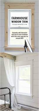 Wait until you see the after. Farmhouse Window Trim Home Remodeling Farmhouse Window Trim Home