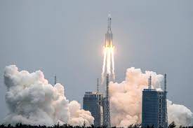 The study and development of rockets is called rocketry. Huge Chinese Rocket Falls To Earth Over Arabian Peninsula Scientific American