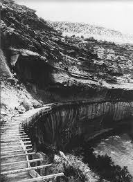 An Engineering Marvel Colorado S Hanging Flume Colorado S Hanging Flume In 1891 Note That Water Is Flowing Through Colorado Colorado Mines Canyon Country