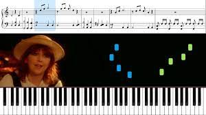Moonlight Shadow Mike Oldfield Piano Tutorial Sheets Youtube