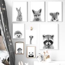 39 gambar sketsa bunga indah sakura mawar melati. Hitam Putih Panda Koala Monyet Burung Unta Nordic Poster Dan Cetakan Dinding Art Lukisan Hewan Dinding Gambar Dekorasi Kamar Anak Painting Calligraphy Aliexpress
