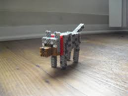 Minecraft Perler Wolf Minecraft Perler Minecraft Beads Diy Perler Beads