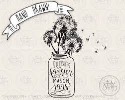 Silhouette Mason Jar Flowers Svg Novocom Top