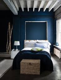 La Chambre Reve De Bleu Floriane Lemarie Dark Blue Bedrooms Bedroom Design Blue Master Bedroom