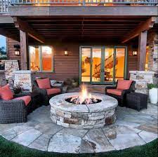 13 Easy Diy Fire Pit For Backyard Landscaping Ideas Homekover Backyard Patio Designs Fire Pit Backyard Backyard Fire