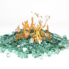 Check spelling or type a new query. Reflective Light Green Fireglass For Outdoor Fire Pit And Fireplace