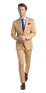 A special birthday offer just for you. Khaki Cotton Suit Mens Suits Tan Suit Men Mens Formal Wear Khaki Suits