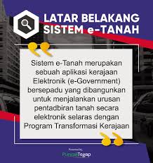 Klik di sini untuk mendapatkan id pengguna bagi melayari sistem ini. Informasi Sistem E Tanah Pdt Tapah E Tanah Perak