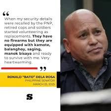 Senator Ronald "Bato" Dela Rosa shared in a Facebook post