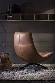 fauteuil reflex in cognac leer stoere draaifauteuil alle pilat fauteuil cognac leer fauteuil reflex veranda stoelen