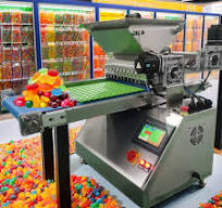 Gummy Candy Chewing Gums Production Line Counter Tablet Counting Filling  Counting Bottling Machine
