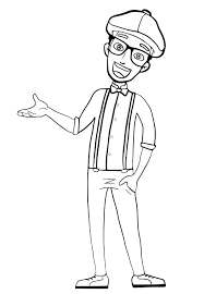 The ultimate christmas coloring pages for kids: Blippi Coloring Pages 25 Coloring Pages Free Printable