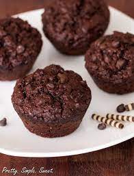 Bakery Style Double Chocolate Muffins Pretty Simple Sweet Recipe Chocolate Muffins Double Chocolate Muffins Homemade Chocolate