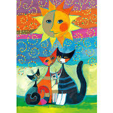 Free delivery when you spend £20. Jigsaw Puzzle 1000 Pieces Rosina Wachtmeister The Sun Heye 29158 1000 Pieces Jigsaw Puzzles Cats Jigsaw Puzzle