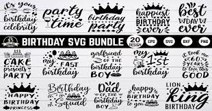 Download Birthday Svg Bundle Bundle Creative Fabrica