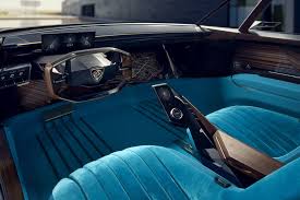 Peugeot E Legend Concept Takes Retro Design Into The Future In Paris Carscoops Concept Car Interior Peugeot Velvet Car