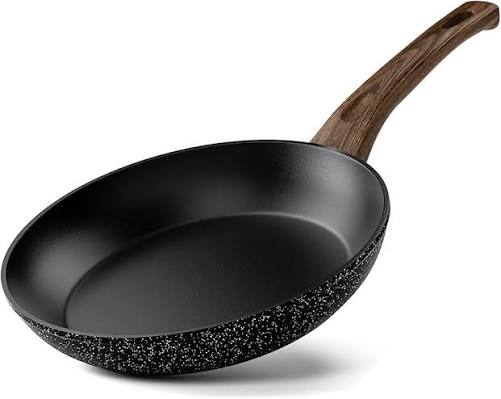Amazon.com: Innerwell 8-Inch Nonstick Frying Pan Small Egg Pan Skillet |  Even Heating All Stove Compatible, PFOA PFOS Free, Granite Stone Cookware  Skillet, Healthy and Non Toxic, Black: Home & Kitchen