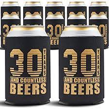 So, whether you're shopping for 30 th birthday gifts for a husband, wife, sister, daughter, son or best friend, we've got ideas for all budgets. Buy 30th Birthday Decorations For Him 12 Pack Can Coolers Dirty 30 Birthday Party Supplies 30th Birthday Gifts For Men Or For Her 12 Insulated Sleeves For Thirty Birthday Black