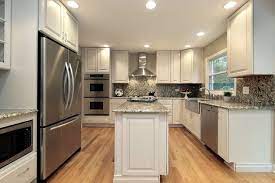 90 Different Kitchen Island Ideas And Designs Photos Narrow Kitchen Island White Kitchen Traditional Narrow Kitchen