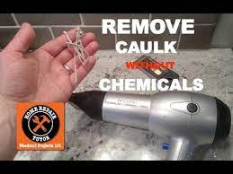 Silicone caulk offers a waterproof barrier against moisture around bathtubs, showers, toilets and sinks, as well as for exterior trim and other outside projects. Easily Remove Silicone Caulk By Home Repair Tutor Weekend Handy Woman Diy Ideas Home Repair Tips Weekend Ideas