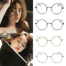 Korean Style Cute Nerd Spectacles Eyeglass Metal Frame Clear Round Lens Glasses Circle Glasses Glasses Fashion Cute Nerd