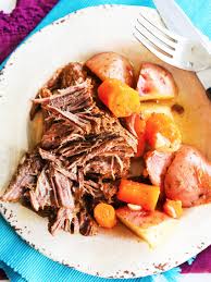 Heat a large frying pan over a high heat. Instant Pot Pot Roast With Carrots And Potatoes Hearty Pipandebby Com