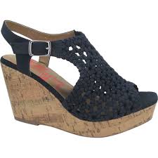 Jellypop Womens Gerry Woven Wedge Shoes Wedge Shoes