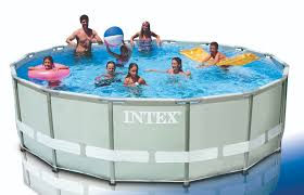 Intex Ultra Frame Pool Komplett Set 488x122 Sandfilter 28324gn