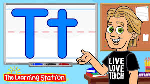 The Letter T Song And Phonics Song For Kids By The Learning Station In This Letter Sound And Phonics Song For Kid Phonics Song Letter T Song Learning Stations