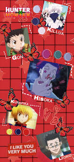 Check spelling or type a new query. Hunterxhunter Gon Killua Hisoka Kurapika Leorio Red Aesthetic Anime Greedisland Chain Cute Anime Wallpaper Anime Backgrounds Wallpapers Hunter Anime