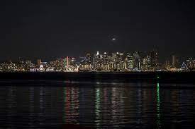 Maybe you would like to learn more about one of these? View Of Metro San Diego From Shelter Island At Night With Reflection Of Lights In The Water Stock Photo Image Of Nighttime Building 105420428