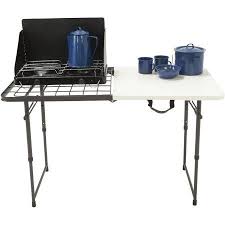 Lifetime 4 Foot Fold In Half Cooking Table Light Commercial Pearl 80506 Walmart Com Camping Table Folding Camping Table Grill Table