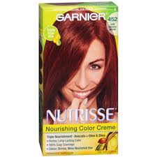 Garnier nutrisse at home hair dye gives you nourished hair and natural looking long lasting hair colour with up to 100% grey coverage. Garnier Nutrisse Haircolor 452 Chocolate Cherry Dark Reddish Brown 1 Each Pack Of 6 Walmart Com Walmart Com