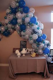 Boy 1st Birthday Balloon Decoration Ideas At Home Airplane First Birthday Confetti Balloons Birthday Birthday Party Balloon Girly Birthday Party